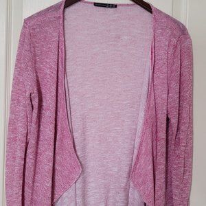 Atmosphere - Light Red/Pink Shrug Sweater with shimmer (using metallic yarn)